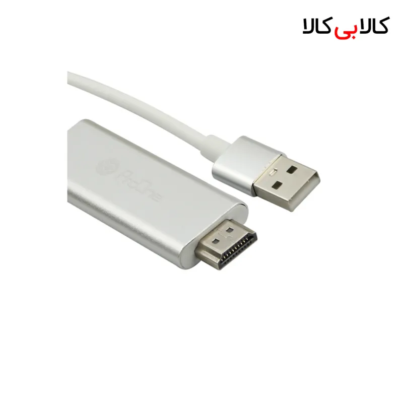 کابل تبدیل HDMI به USB-C / microUSB / Lightning پرووان مدل PCH70 طول 1.8متر