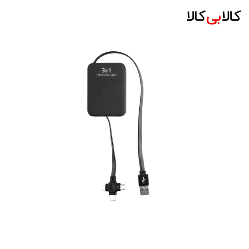 کابل تبدیل USB به USB-C / microUSB / Lightning پرووان مدل PCC365R