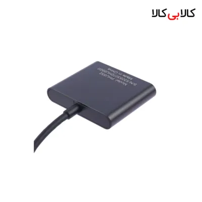 تبدیل چندمنظوره Type-C به USB 3.0 ،HDMI و Type-C پرووان مدل PHU552
