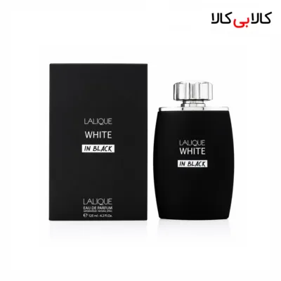 ادکلن لالیک وایت این بلک اصل مردانه حجم 125 میلی لیتر