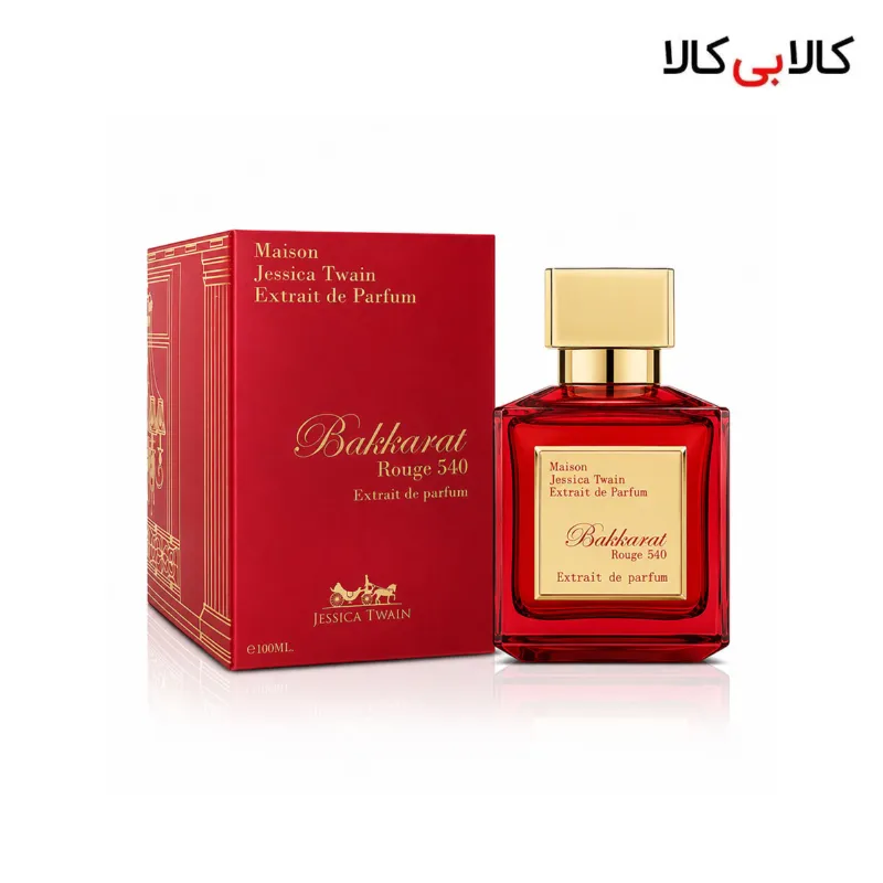 ادکلن جسیکا تویین باکارات رژ 540 اکستریت قرمز مردانه و زنانه حجم 100 میلی لیتر