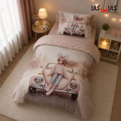 روتختی طرح دختر و ماشین دخترانه