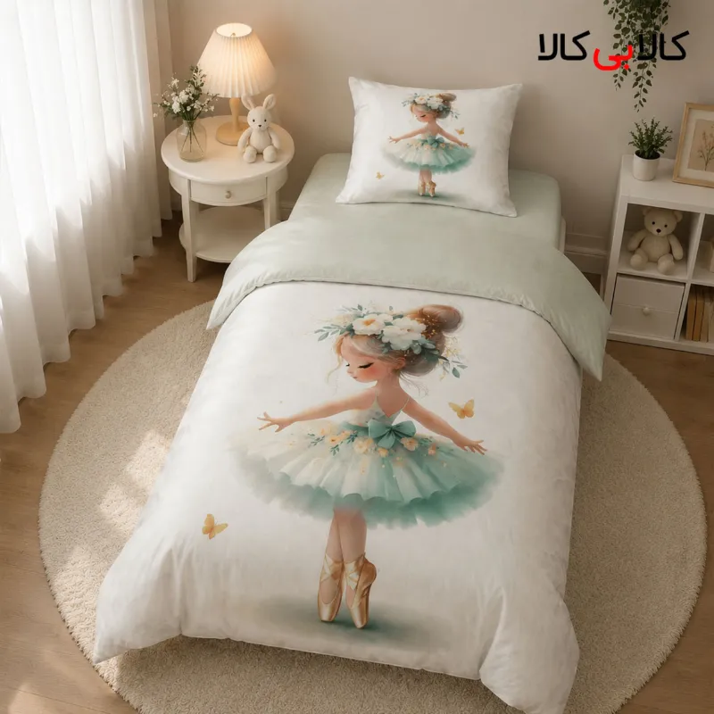 روتختی طرح دختر بالرین دخترانه کد 02