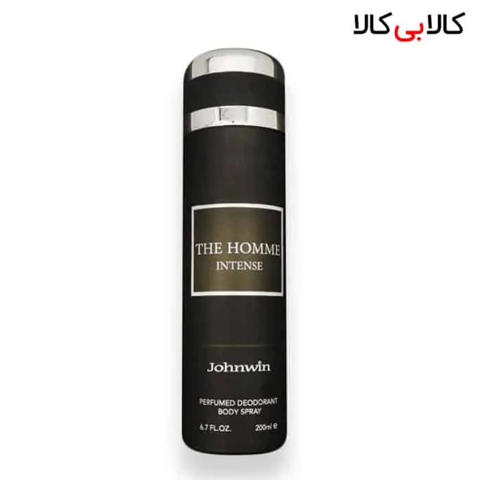 اسپری بدن دئودورانت جانوین مدل د هوم اینتنس The Homme Intense مردانه حجم 200 میل