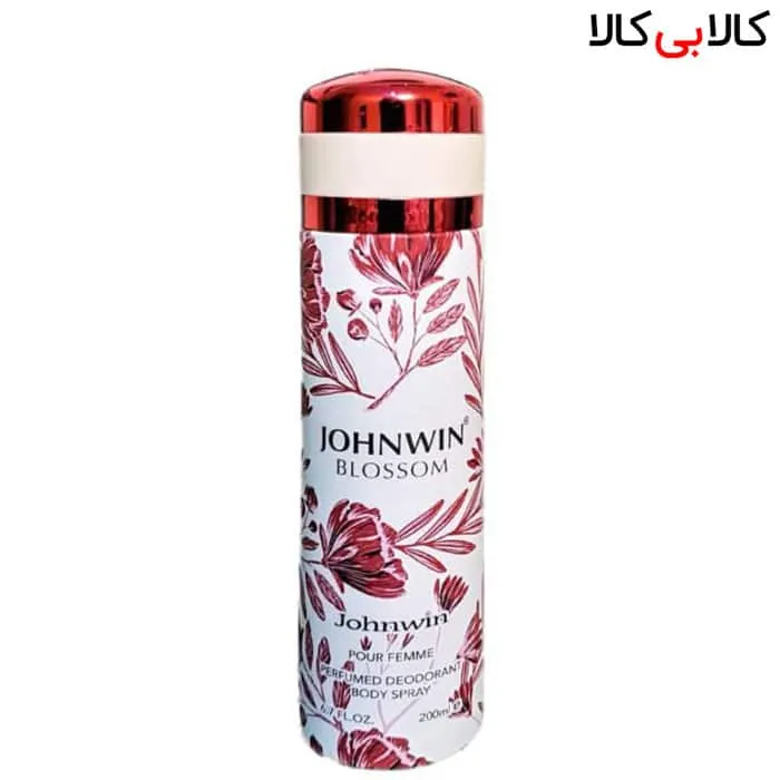 اسپری بدن دئودورانت جانوین مدل بلوسوم JOHNWIN Blossom زنانه حجم 200 میل