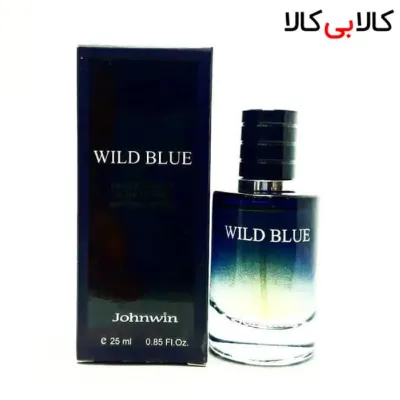 عطر جیبی جانوین وایلد بلو Johnwin Wild Blue مردانه حجم 25 میلی لیتر