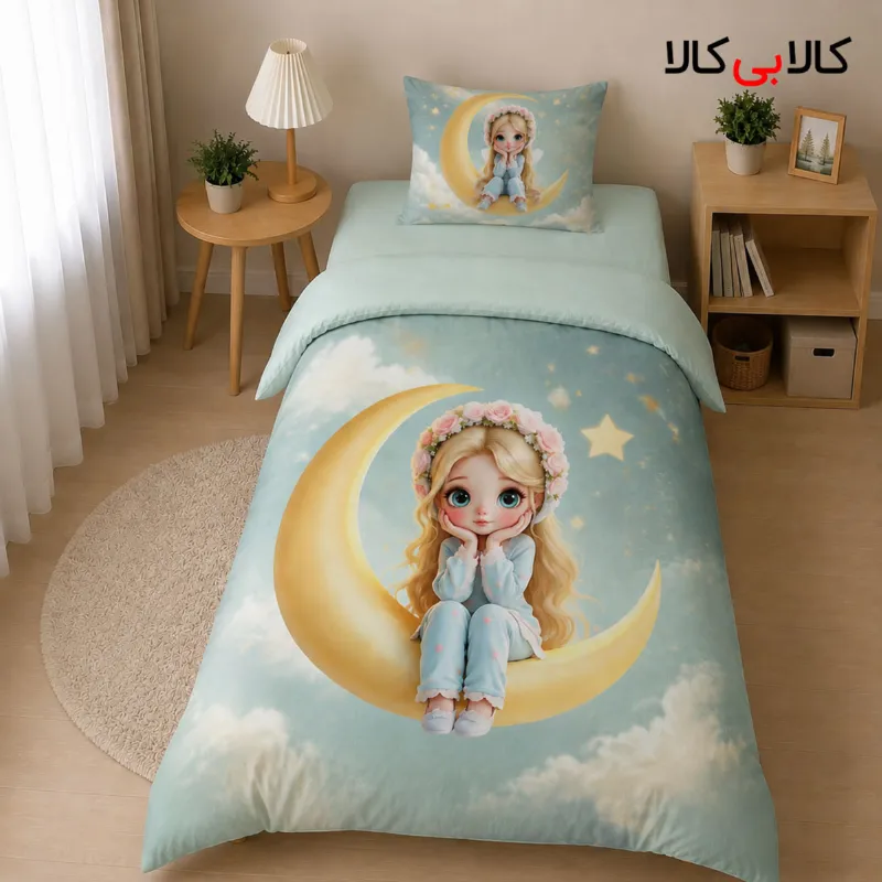 روتختی طرح دختر ماه دخترانه کد 59469