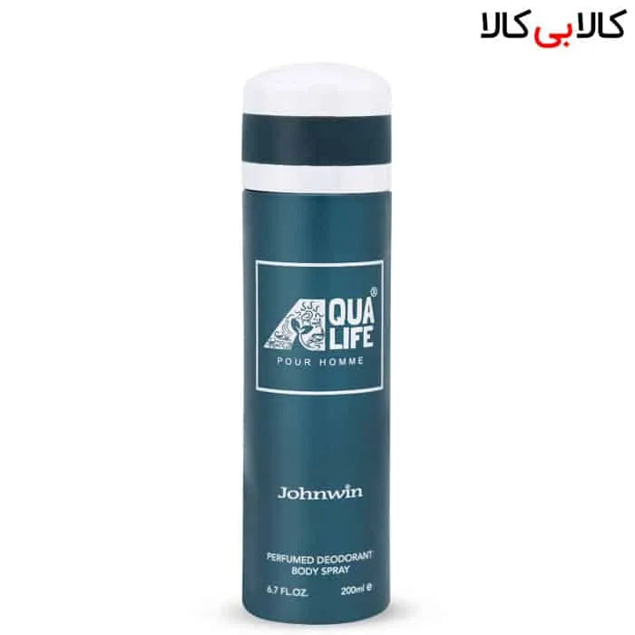 اسپری بدن دئودورانت جانوین مدل آکوا لایف Aqua Life مردانه حجم 200 میل