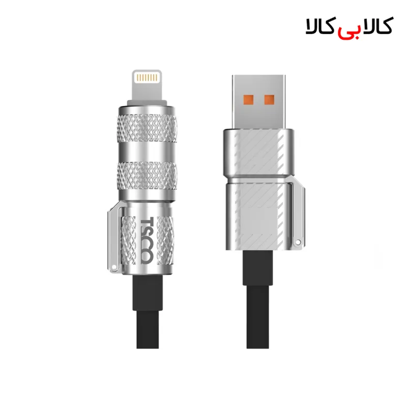 کابل تبدیل USB/USB-C به لایتنینگ/USB-C تسکو مدل GCA 240W طول 1.2 متر