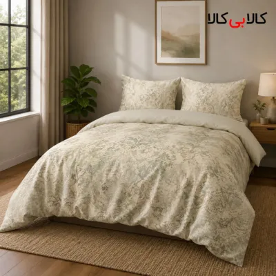 روتختی اسپرت پارچه ترک طرح پتینه کرم بزرگسال کد 159