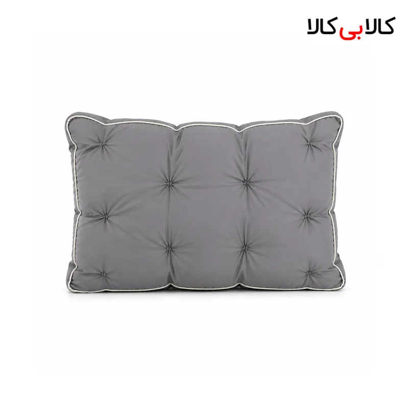 بالش نرم و راحت طرح چروک رنگ طوسی کد 03