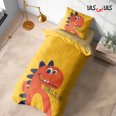 روتختی طرح دایناسور نارنجی پسرانه کد 162