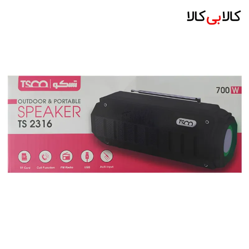 اسپیکر بلوتوثی تسکو مدل TS 2316