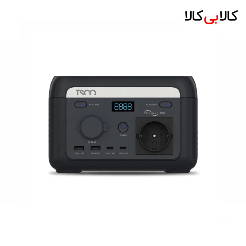 پاور استیشن 200 وات تسکو مدل TST 201 ظرفیت 32000 میلی آمپر ساعت