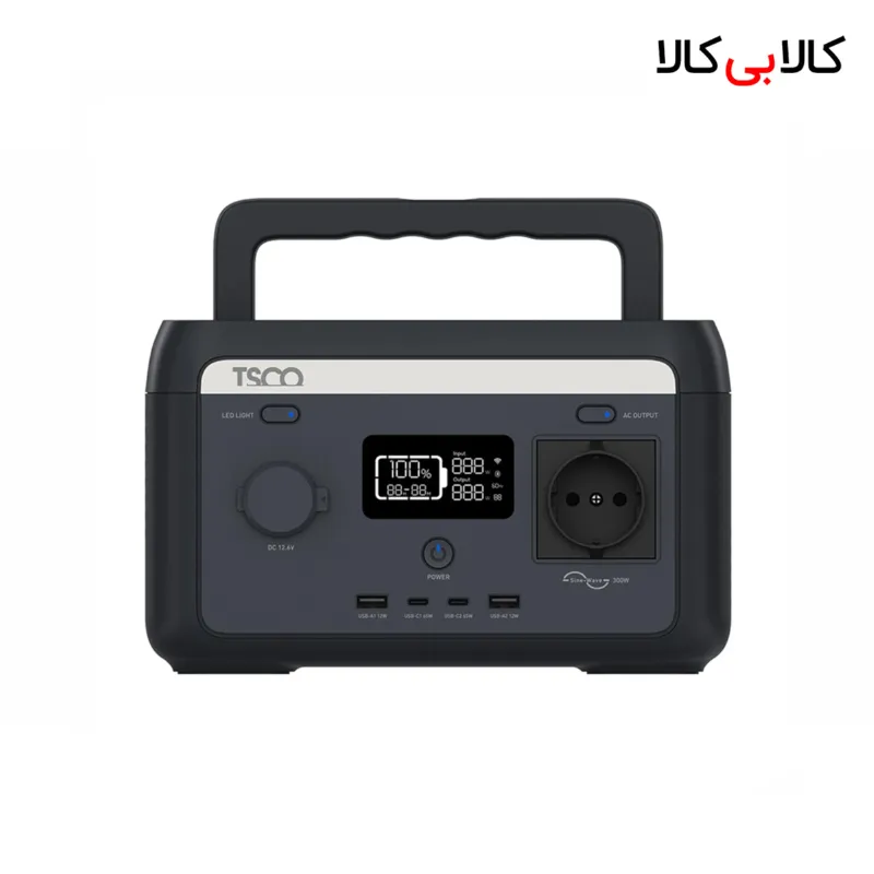 پاور استیشن 300 وات تسکو مدل TST 301 ظرفیت 64000 میلی آمپر ساعت