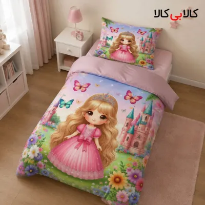 روتختی طرح پرنسس و قلعه دخترانه کد 192