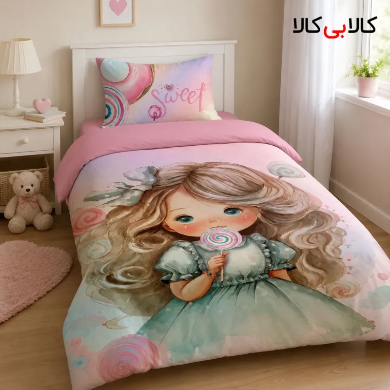 روتختی طرح دختر آبنباتی دخترانه کد 197