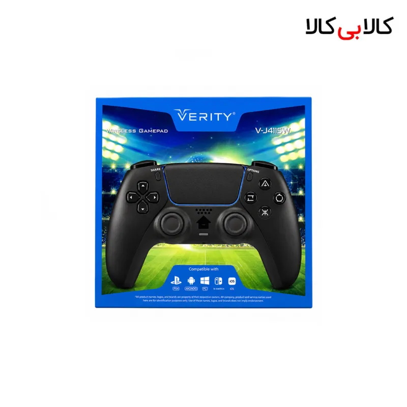 دسته بازی کامپیوتر و PS4 بلوتوثی Verity مدل V-J4115W