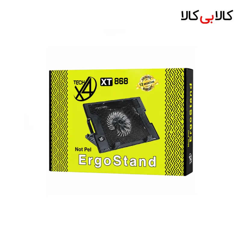 کول پد و پایه نگهدارنده لپ تاپ X4Tech مدل XT-868A