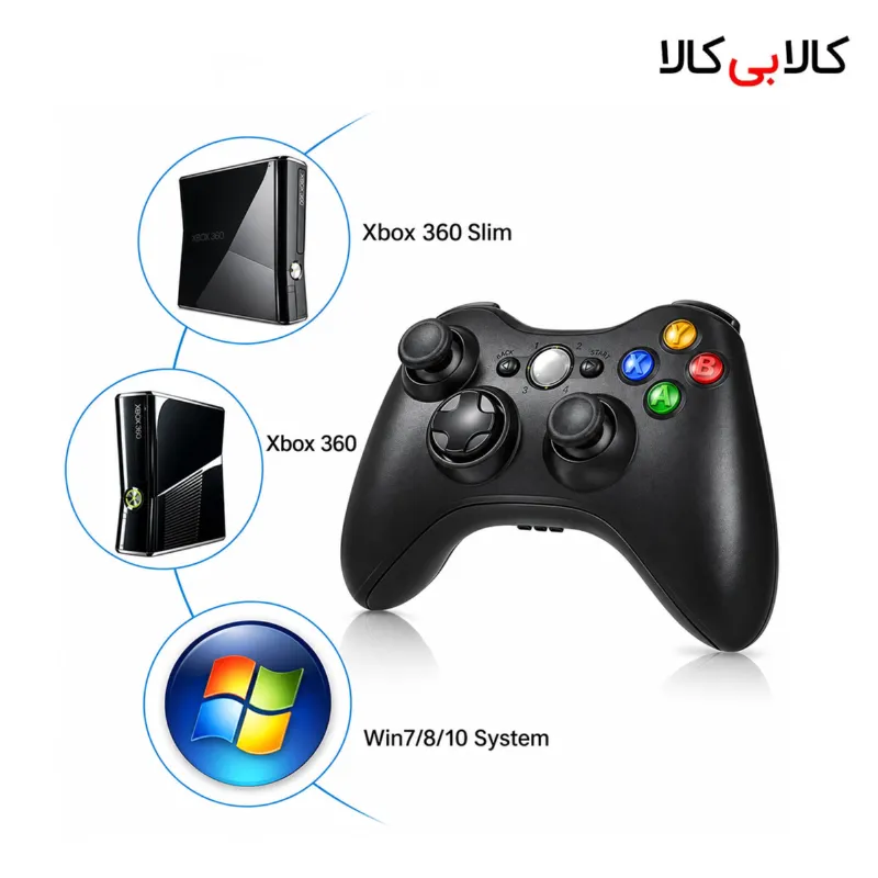 دسته بازی بی سیم X360 مناسب کامپیوتر