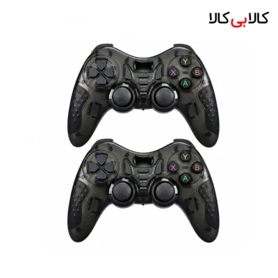 دسته بازی دوبل بی‌سیم مدل INV-012 (گیم‌پد دوتایی وایرلس کامپیوتر)