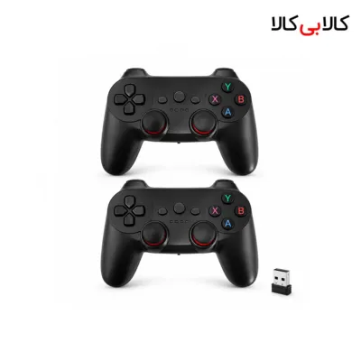 دسته بازی دوبل بی سیم (دوتایی) مدل CM-019D فرکانس 2.4GHz مخصوص کامپیوتر