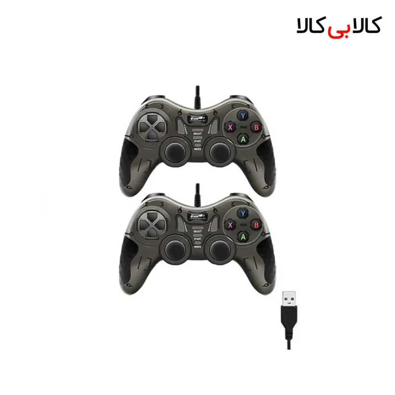 دسته بازی دوبل کامپیوتر مدل USB-606