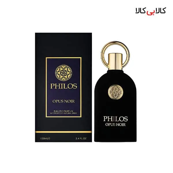 ادوپرفیوم الحمبرا فیلوس اوپوس نویر ALHAMBRA Philos Opus Noir زنانه و مردانه حجم 100 میلی لیتر