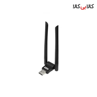 کارت شبکه بی‌سیم USB کی‌دیتا (KDATA) مدل KW006 دو آنتن