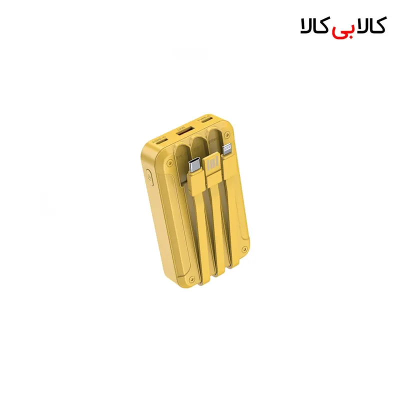 پاوربانک نكسا NEXA مدل PX102 ظرفیت 10000 mAh (کابل سرخود + فست شارژ)