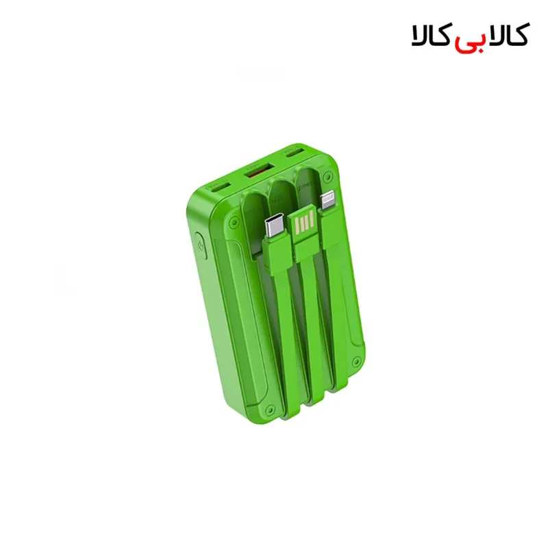 پاوربانک نكسا NEXA مدل PX102 ظرفیت 10000 mAh (کابل سرخود + فست شارژ)