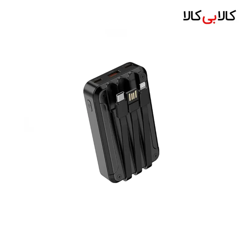 پاوربانک نكسا NEXA مدل PX102 ظرفیت 10000 mAh (کابل سرخود + فست شارژ)