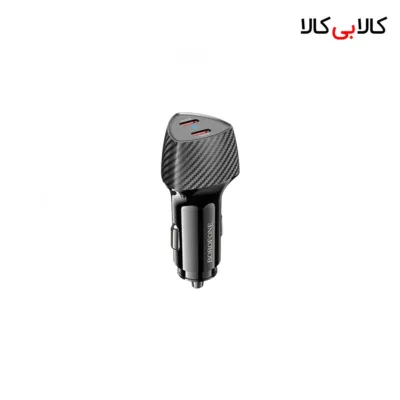 شارژر فندکی دو پورت تایپ‌ سی بروفون Borofone مدل BZ31D توان 60W