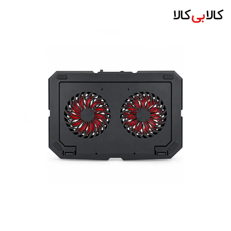 پایه خنک کننده لپ تاپ دی نت مدل DT-80 همراه با نورپردازی RGB و 2 فن