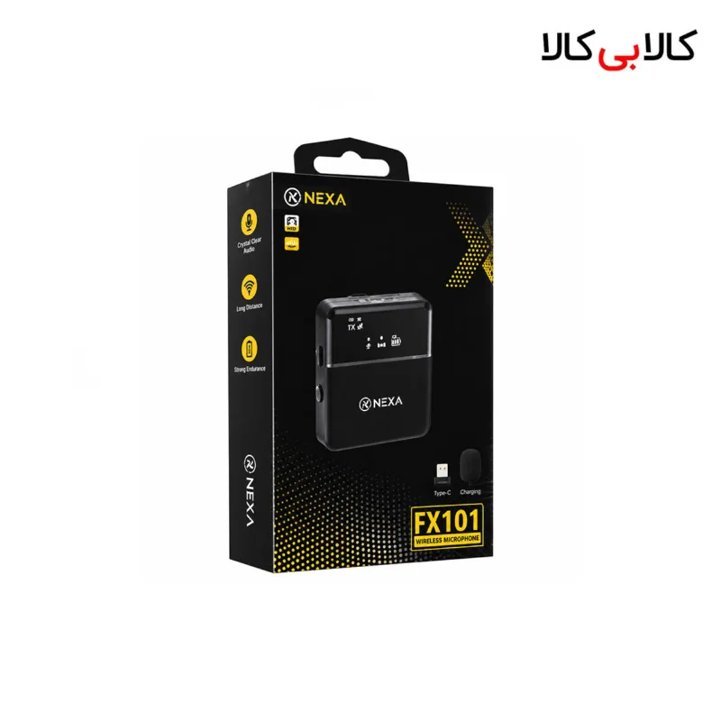میکروفون بی سیم یقه ای لایتنینگ نکسا (Nexa) مدل FX101 ویژه آیفون