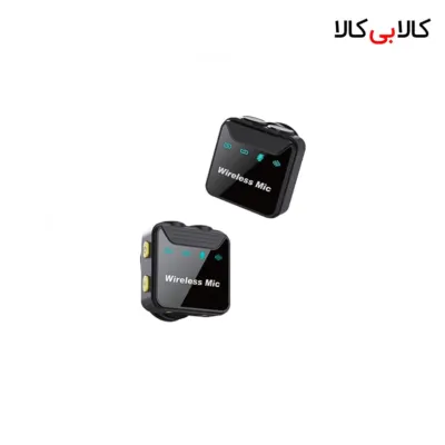 میکروفون بی سیم یقه ای دوتایی لایتنینگ نکسا (Nexa) مدل FX103 به همراه کیس شارژ