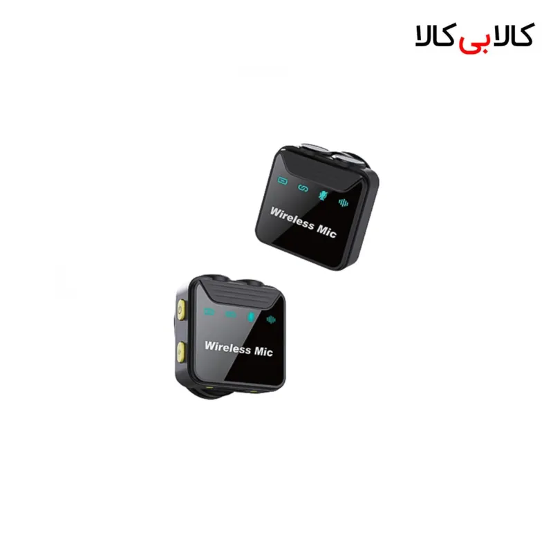 میکروفون بی سیم یقه ای دوتایی لایتنینگ نکسا (Nexa) مدل FX103 به همراه کیس شارژ