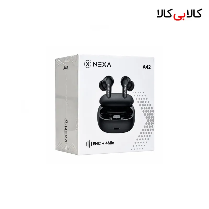 هندزفری بلوتوثی (ایرپاد) نكسا (Nexa) مدل A42 با فناوری حذف نویز (ENC) و 4 میکروفون