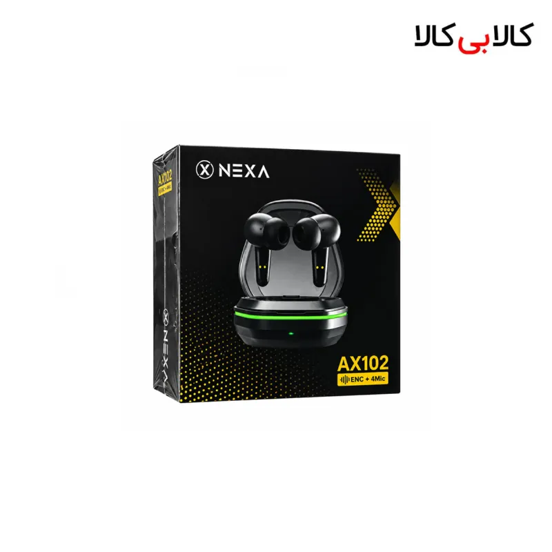 هندزفری بلوتوثی گیمینگ نكسا (Nexa) مدل AX102 با فناوری ENC و تاخیر صدای کم