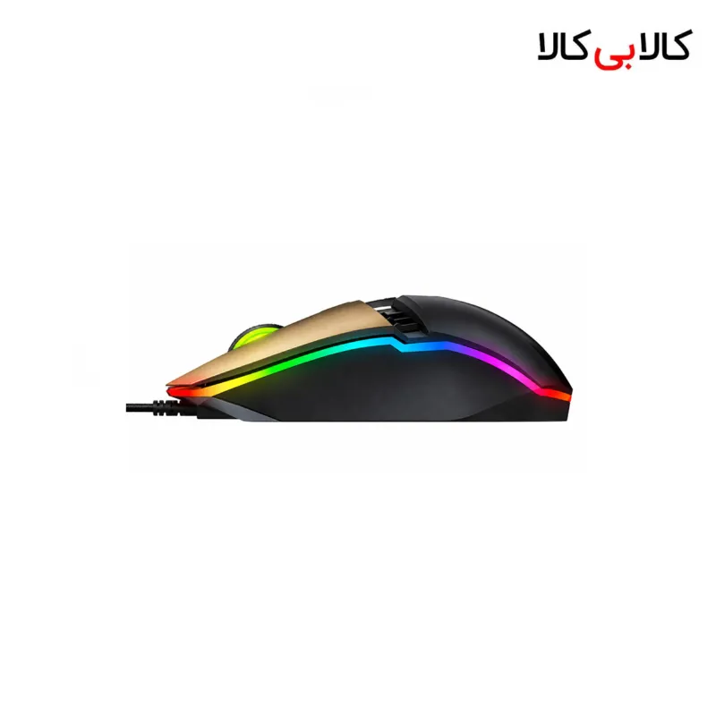 ماوس مخصوص بازی جرتک (Jertech) مدل RUMBLE JR800 رنگ طلایی