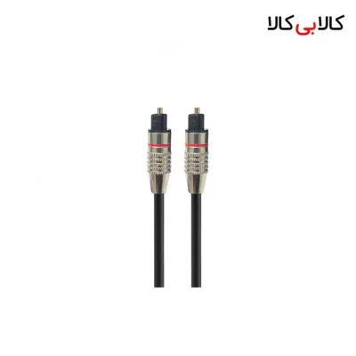کابل اپتیکال DTECH با کانکتور فلزی (طول 3 متر) انتقال صدای دیجیتال بدون نویز