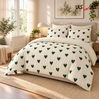 روتختی پینترستی طرح قلب سبز پر رنگ بزرگسال کد 277