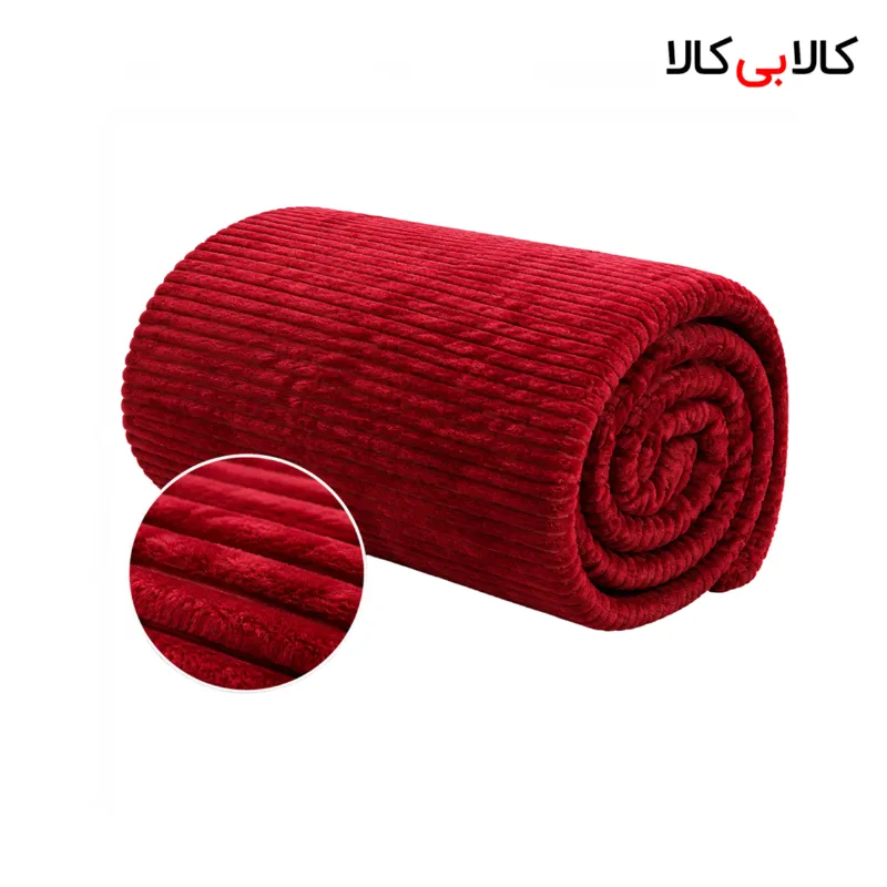 پتو کبریتی کاملیا رنگ قرمز کد 25