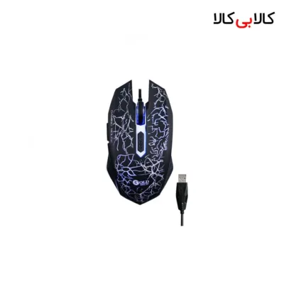 ماوس مخصوص بازی گلد اسکار مدل T4 طراحی رعد و برقی، دقت 3600 DPI