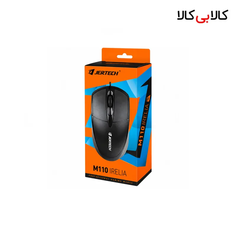 ماوس با سیم جرتک (Jertech) مدل M110 دقت 1200 DPI و بدنه مقاوم