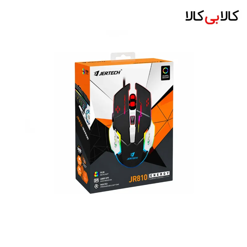 ماوس مخصوص بازی جرتک (Jertech) مدل JR810 ENERGY
