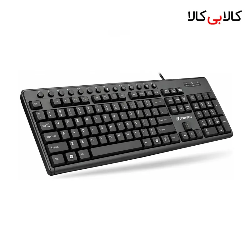 کیبورد اداری و مالتی‌ مدیا جرتک مدل Jertech K100