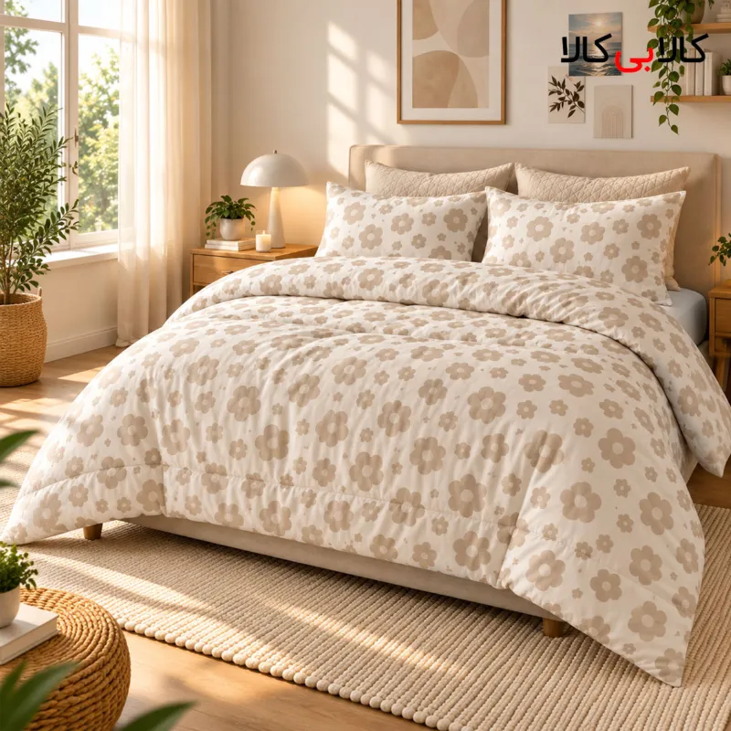 روتختی پینترستی طرح گل گل کرم بزرگسال کد 288