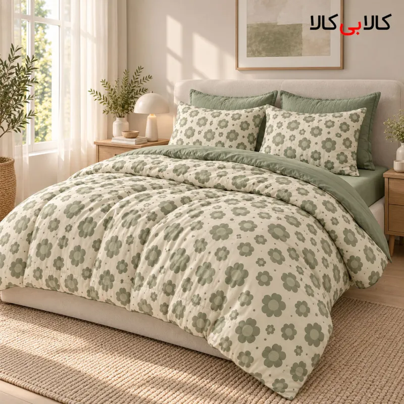 روتختی پینترستی طرح گل گل سبز بزرگسال کد 292