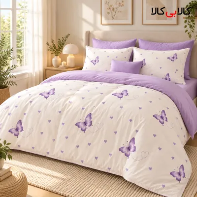 روتختی طرح مینیمال پروانه یاسی بزرگسال کد 300